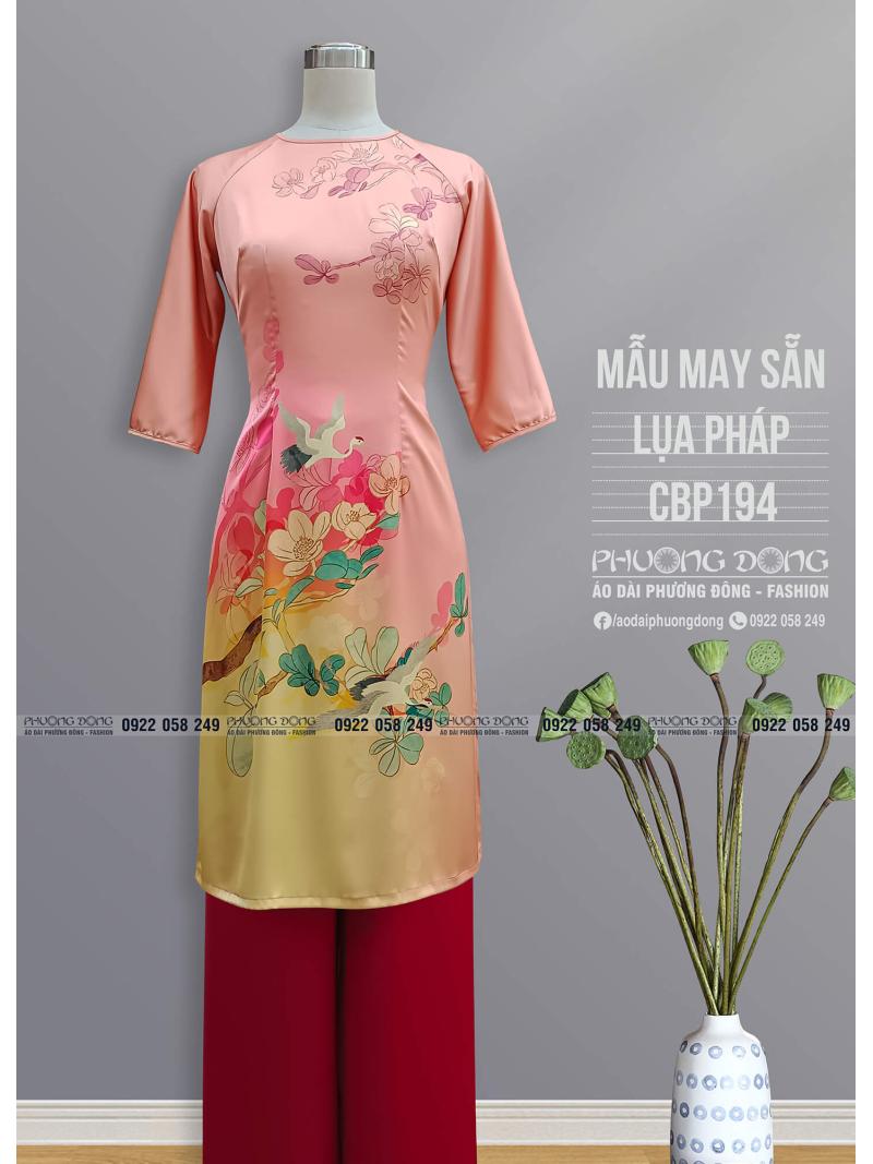 Áo Dài Cách Tân Lụa Pháp CBP194